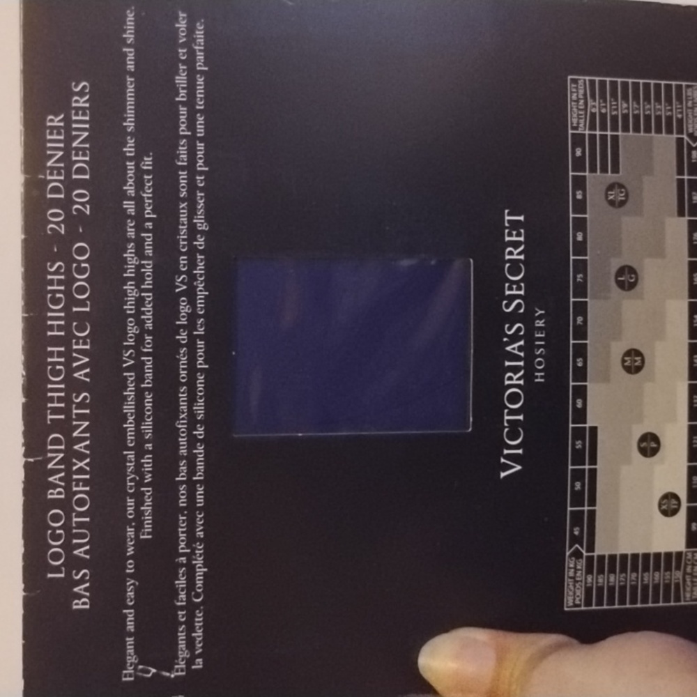 Victoria's Secret Navy Hosiery Small